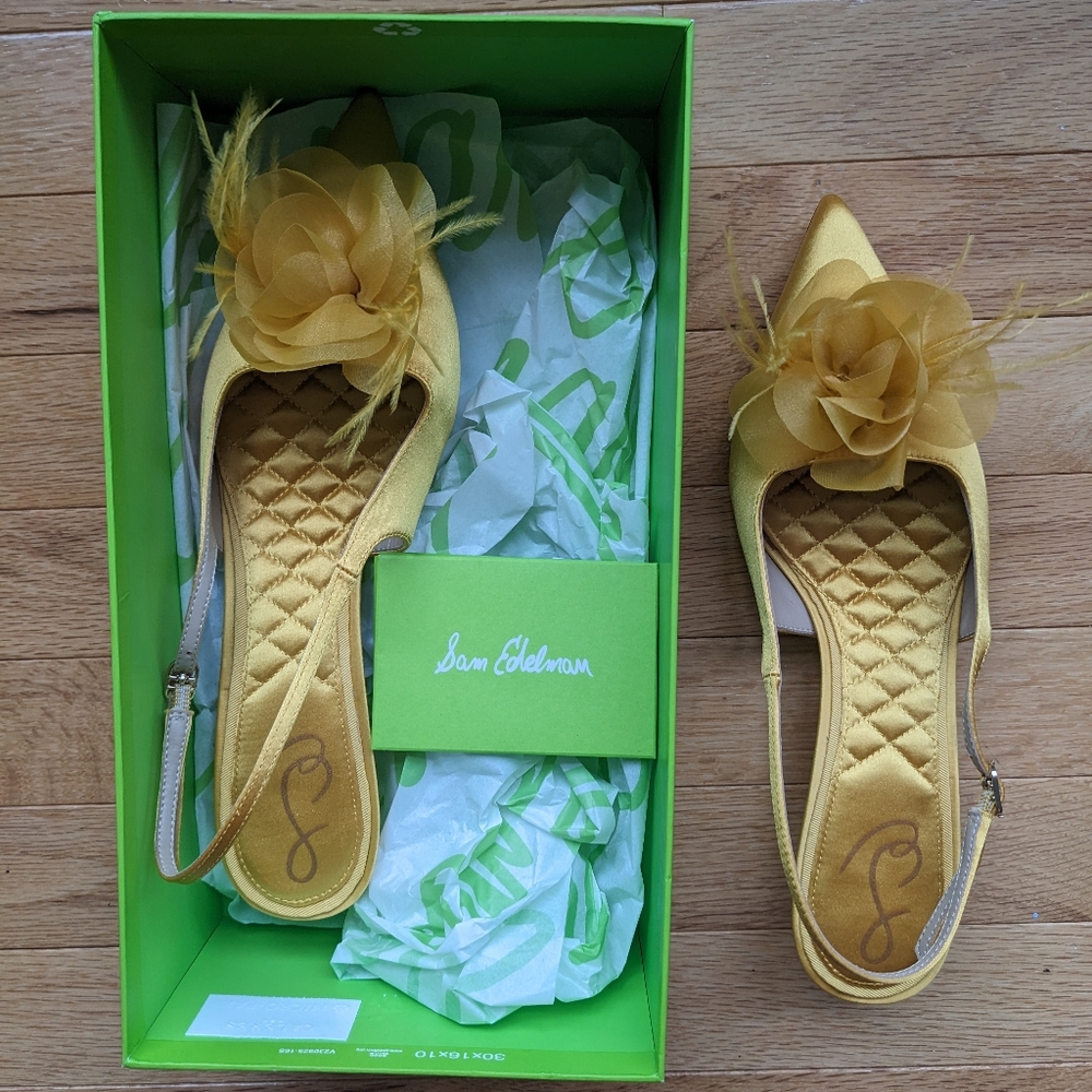 Sam Edelman Faye Kitten slingback pump 8.5